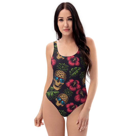 Aloha Pineapple One-Piece Swimsuit