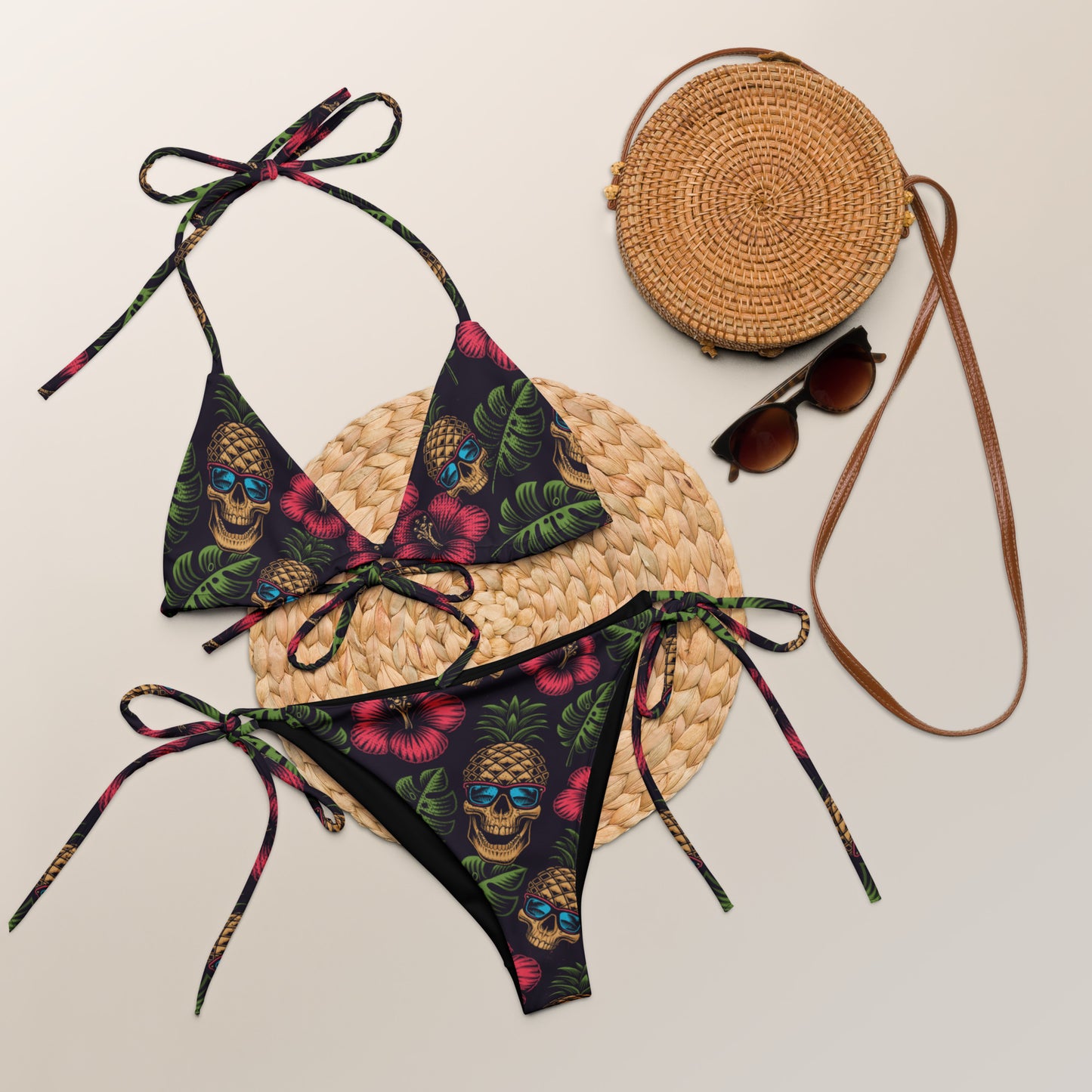 Aloha Pineapple string bikini