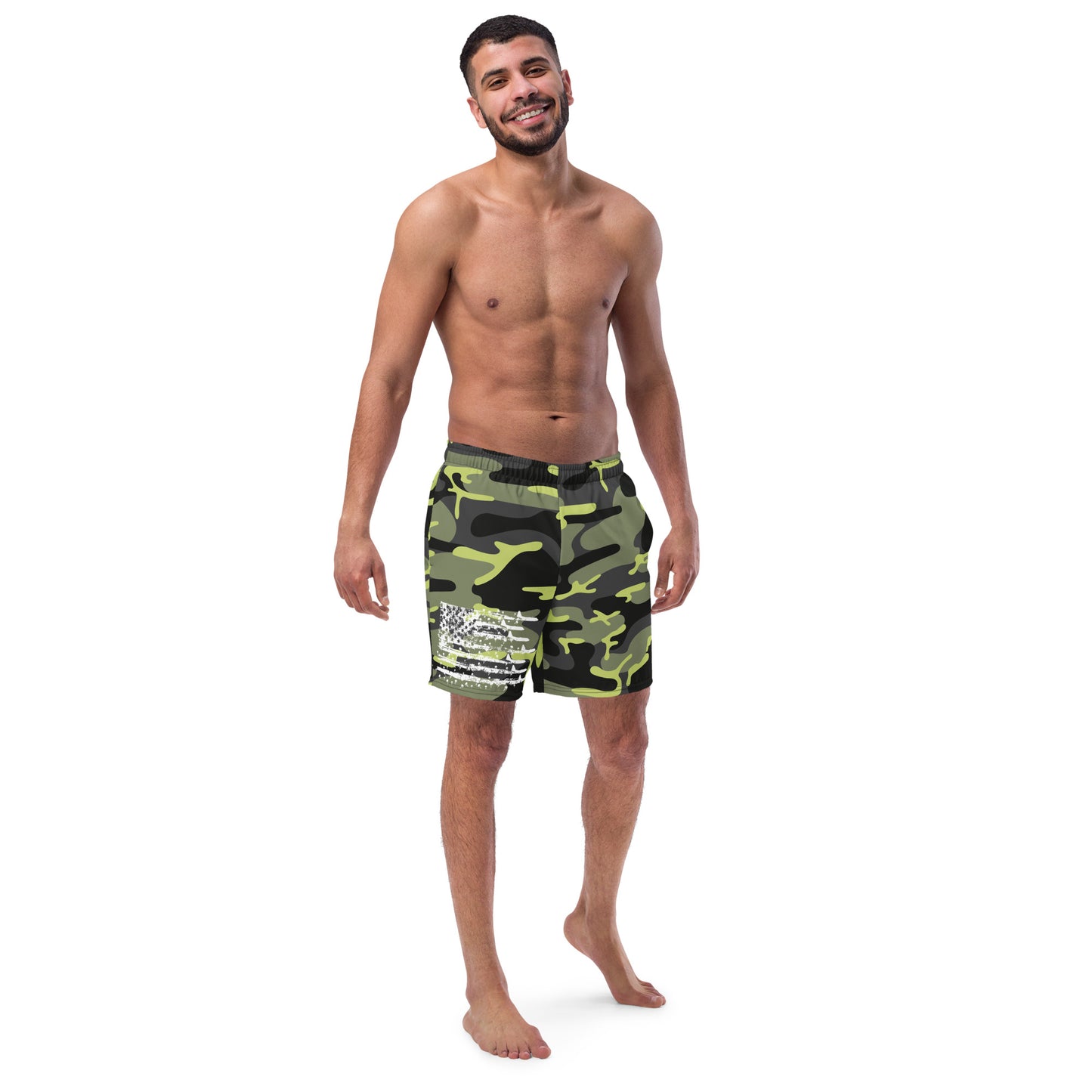 Men's jungle warfare swim trunks