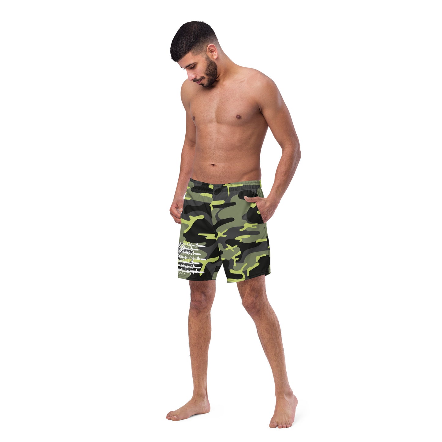 Men's jungle warfare swim trunks