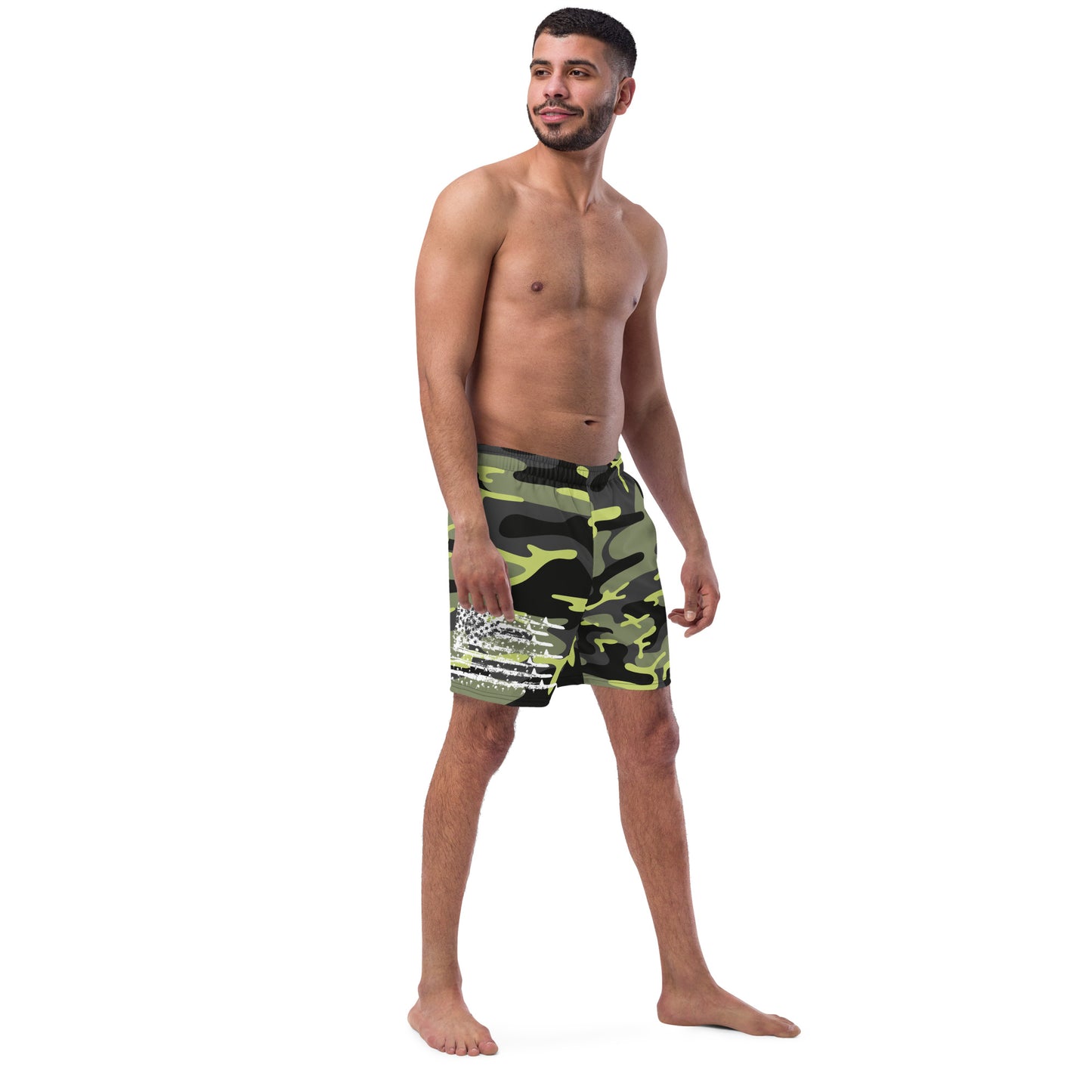 Men's jungle warfare swim trunks