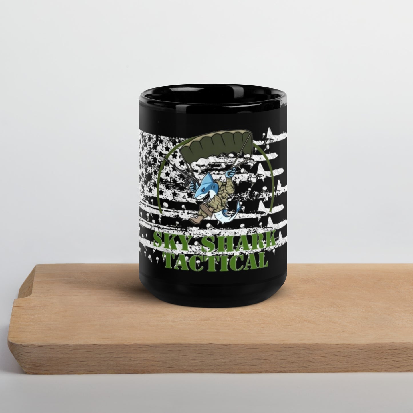 Sky Shark flag Mug