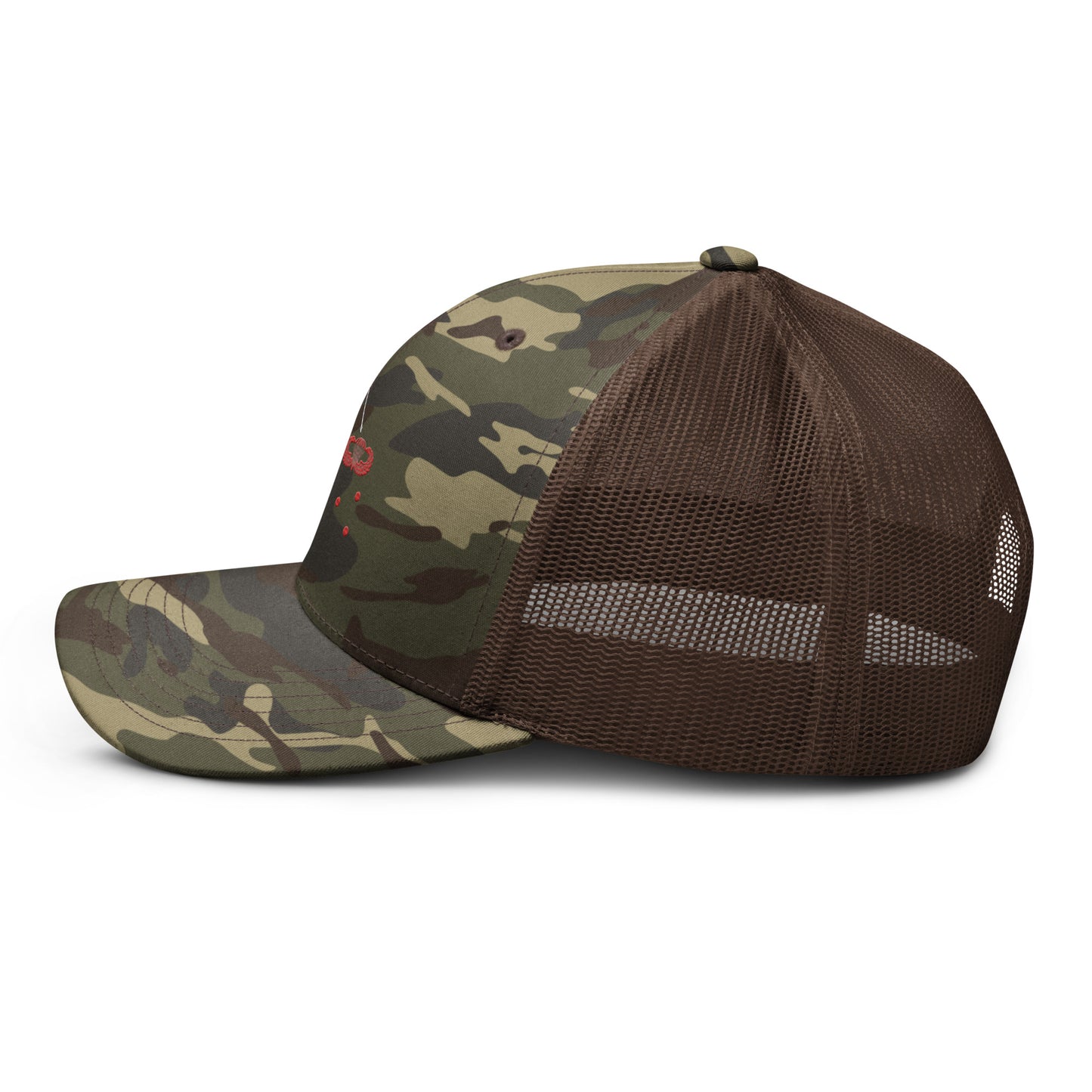 Sky Shark Pirate Camouflage trucker hat