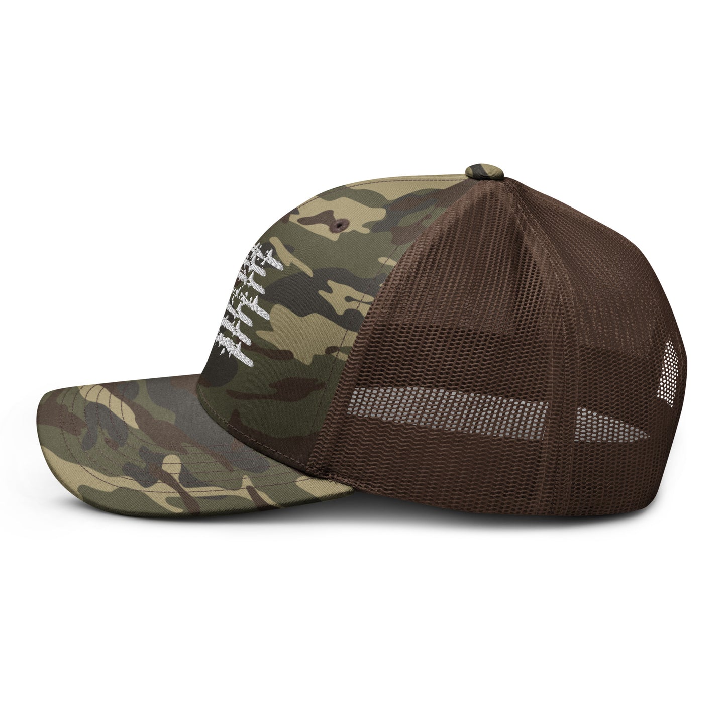 Airborne US Flag Camouflage trucker hat