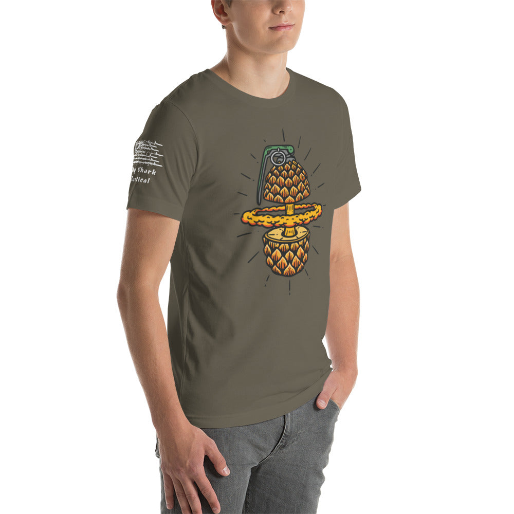 Aloha pineapple grenade t-shirt