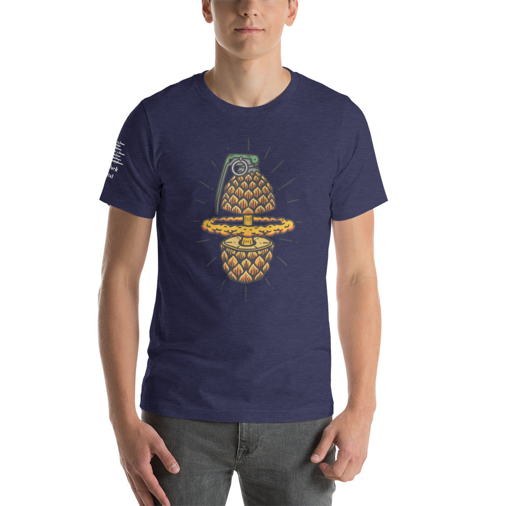 Aloha pineapple grenade t-shirt