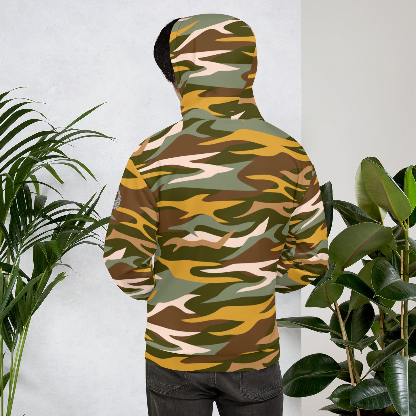 Fall Camo Sky Shark Hoodie