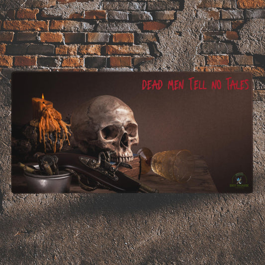 Dead men tell no tales firearm cleaning mat